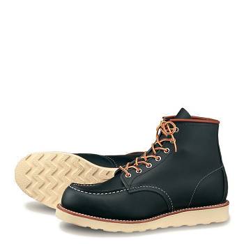 Red Wing Heritage Classic Moc - Tmavomodre 6 Inch Cizmy Panske, RW055SK